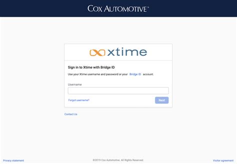 login.xtime|Cox Common Sign